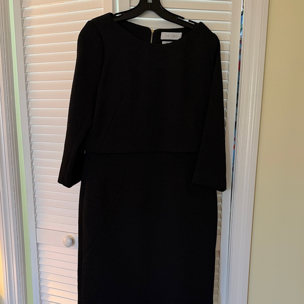 The FOLD London Black Women's Dress